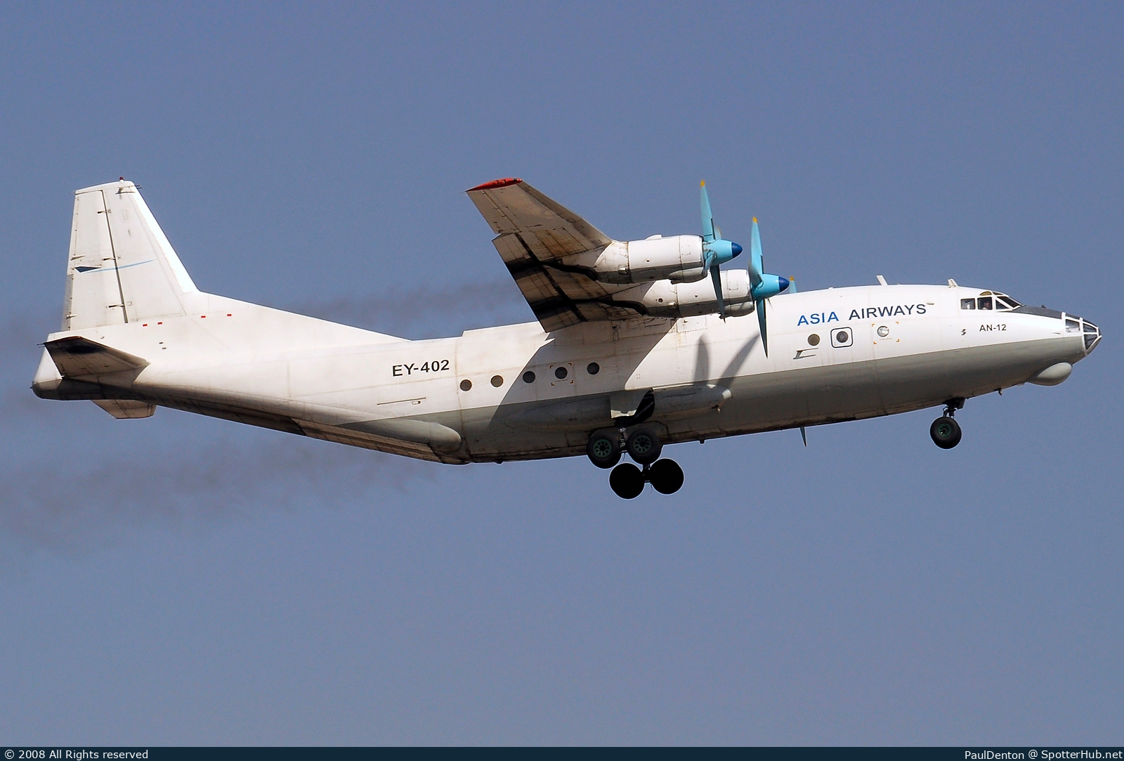 Photo of EY-402 - Antonov An-12BP operated by Asia Airways