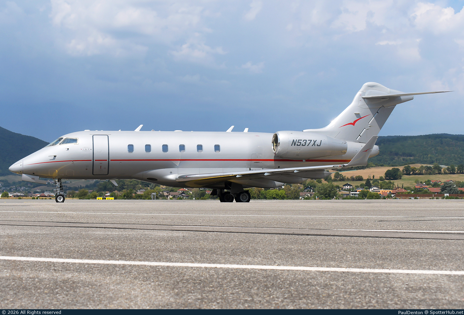 Photo of N537XJ - Bombardier Challenger 300 operated by Vista America