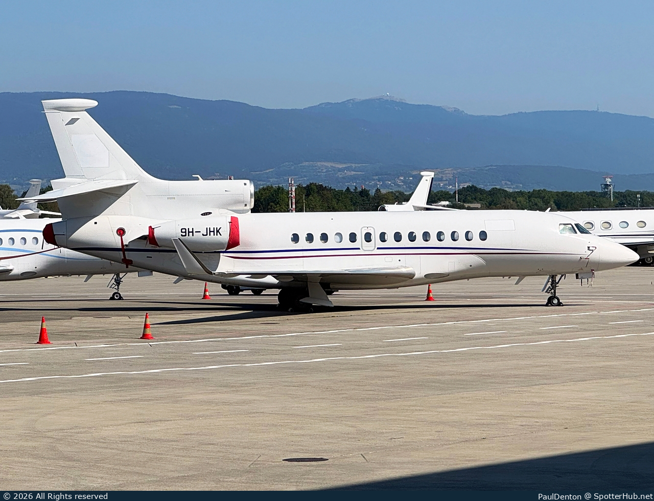 Photo of 9H-JHK - Dassault Falcon 7X operated by VistaJet