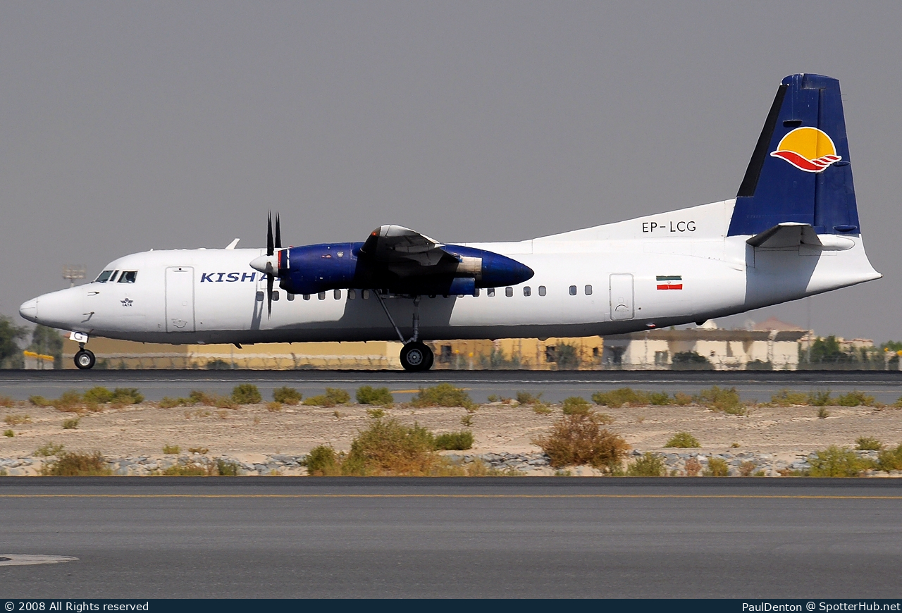 Photo of EP-LCG - Fokker 50 operated by Kish Air