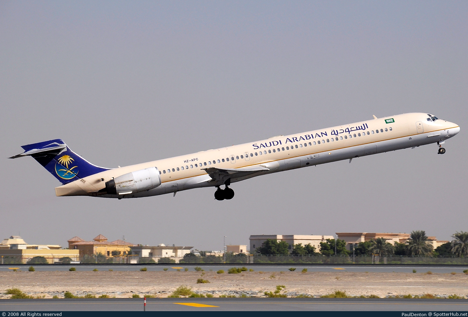 Photo of HZ-APC - McDonnell Douglas MD-90 operated by Saudi Arabian Airlines