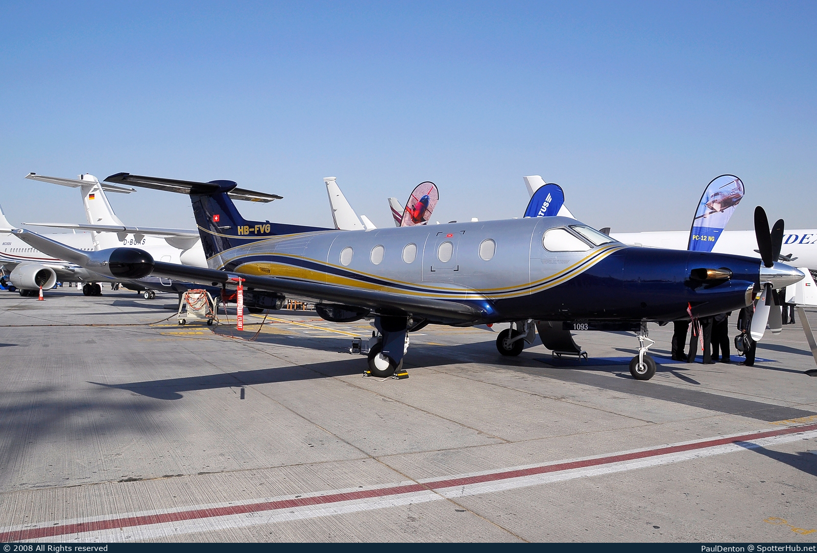 Photo of HB-FVG - Pilatus PC-12 NG operated by Pilatus Business Aircraft