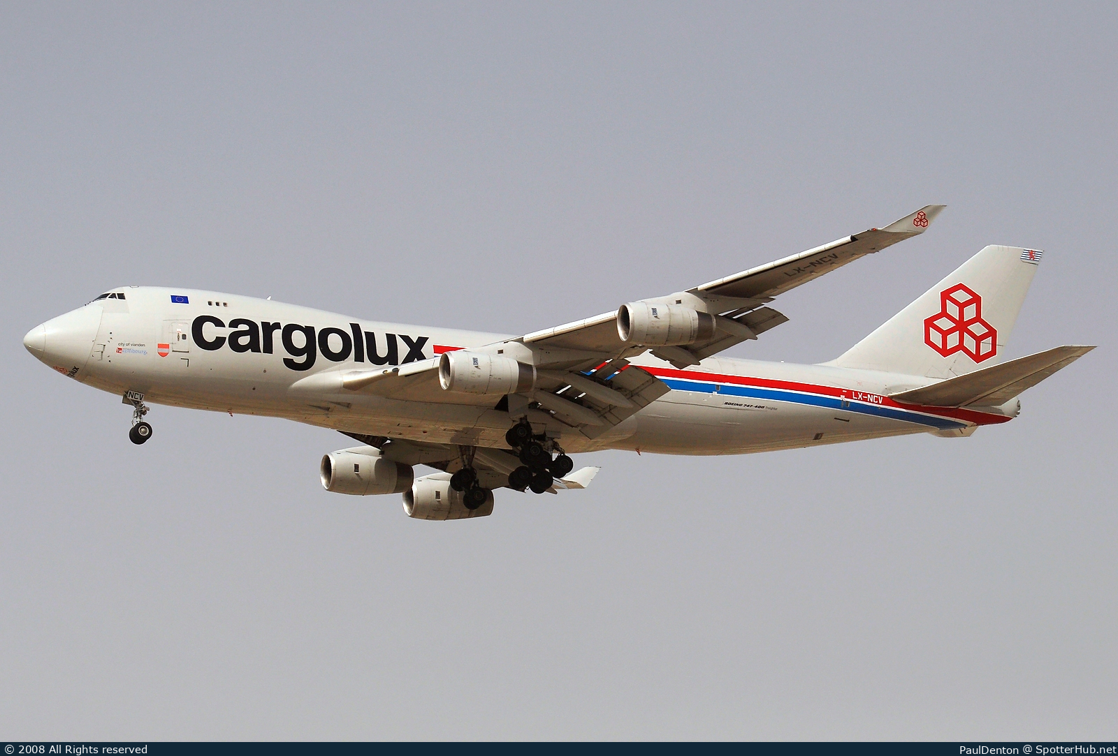Photo of LX-NCV - Boeing 747-4R7F operated by Cargolux