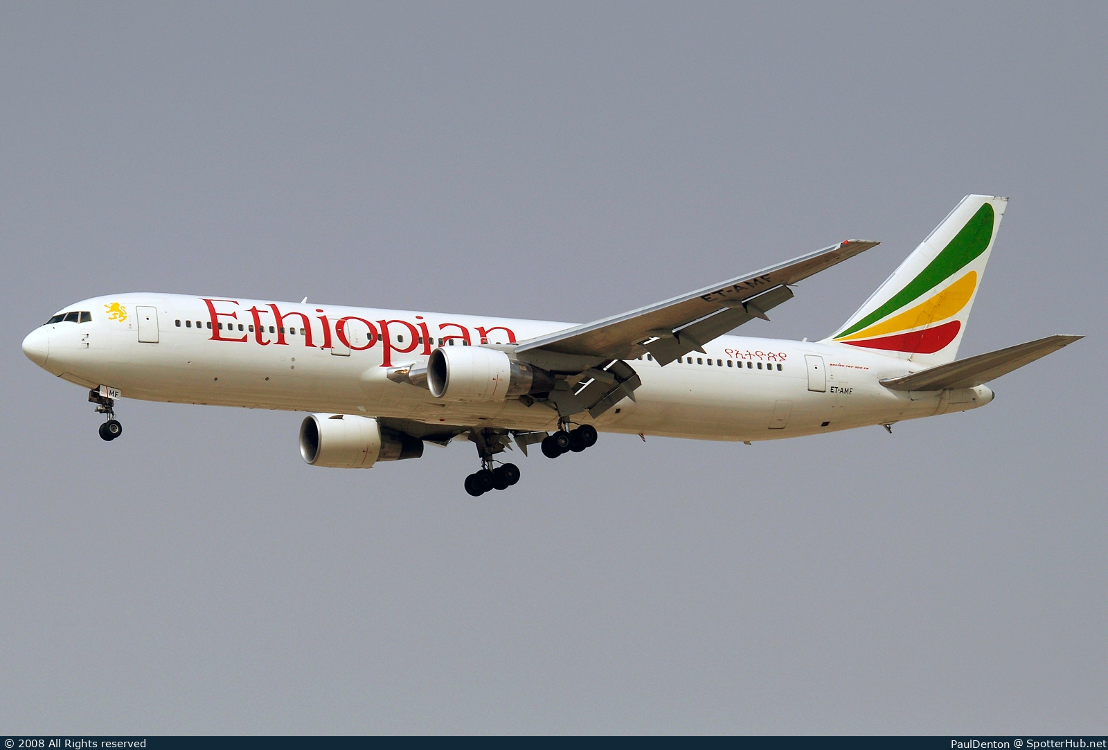 Photo of ET-AMF - Boeing 767-3BG(ER) operated by Ethiopian Airlines