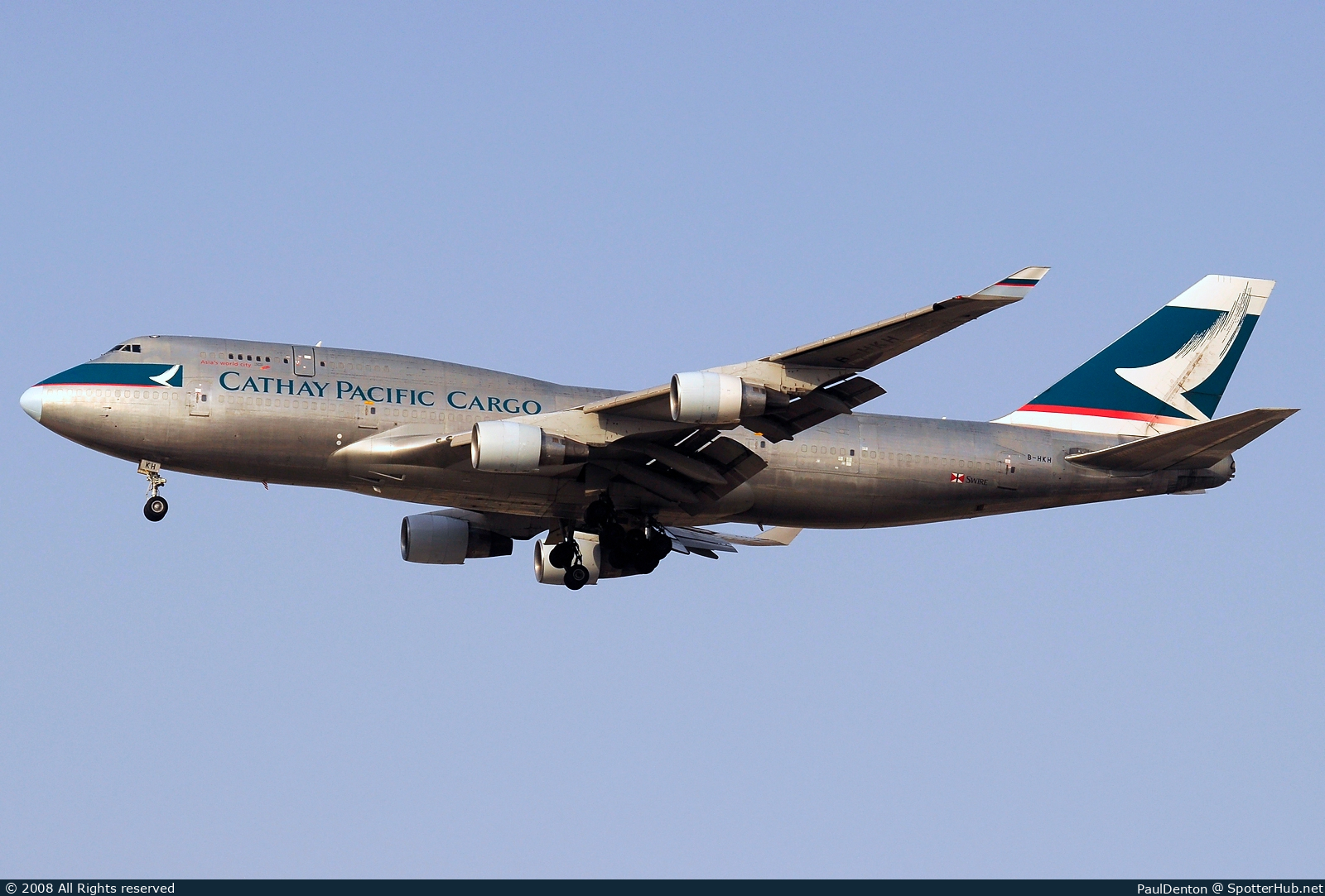 Photo of B-HKH - Boeing 747-412(BCF) operated by Cathay Pacific Cargo