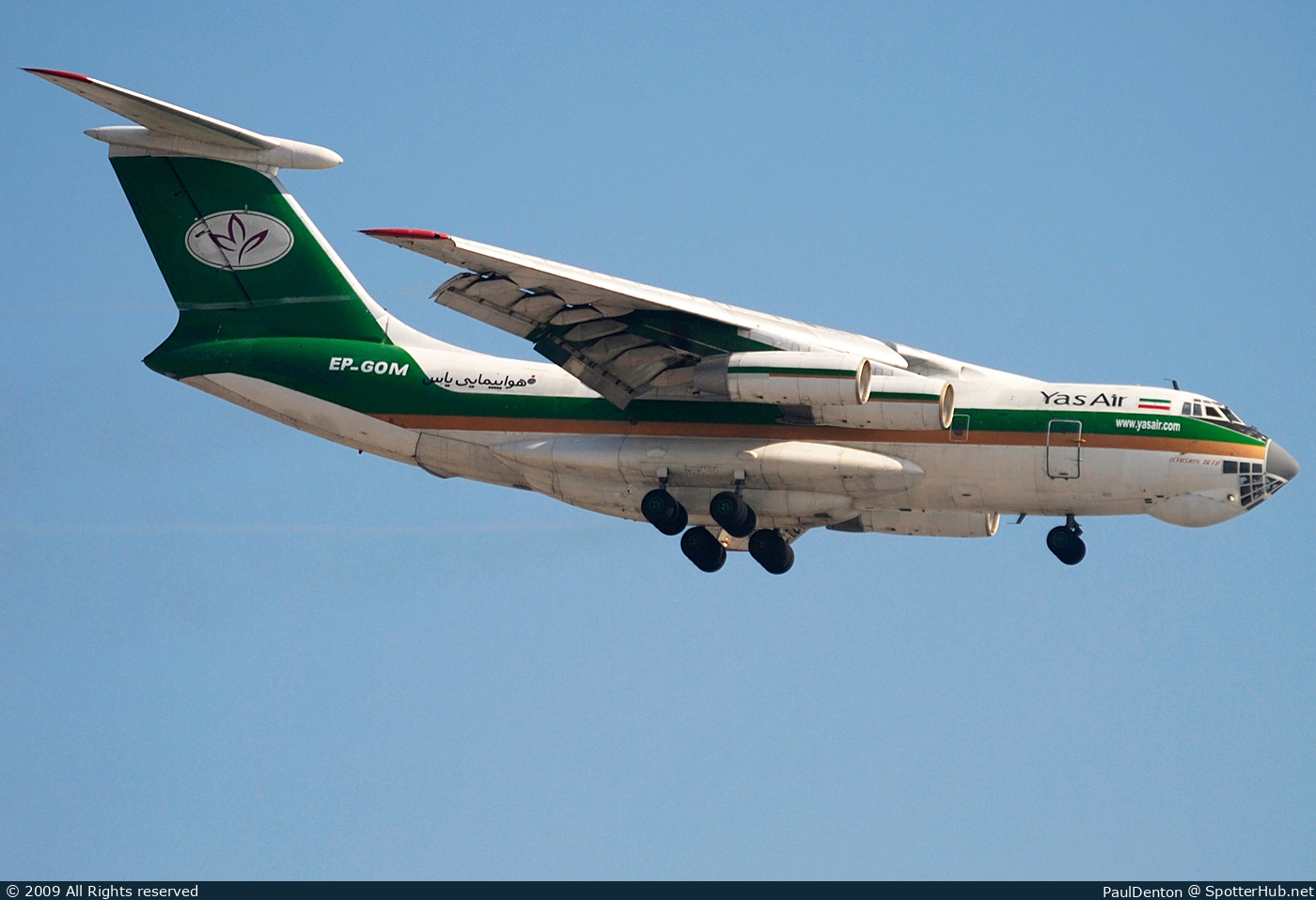 Photo of EP-GOM - Ilyushin Il-76TD operated by Yas Air