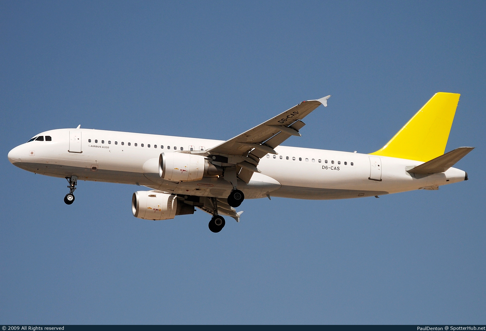 Photo of D6-CAS - Airbus A320-214 operated by Sudan Airways (opb Comoro Islands Airline)