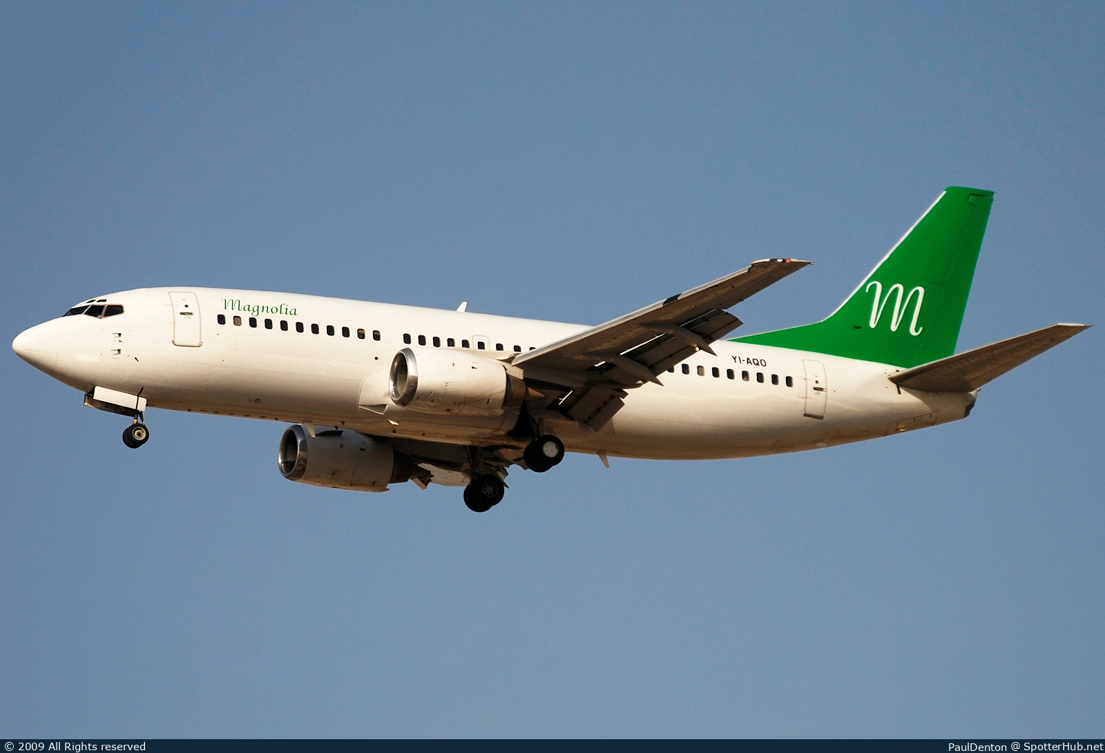 Photo of YI-AQO - Boeing 737-322 operated by Magnolia Airlines