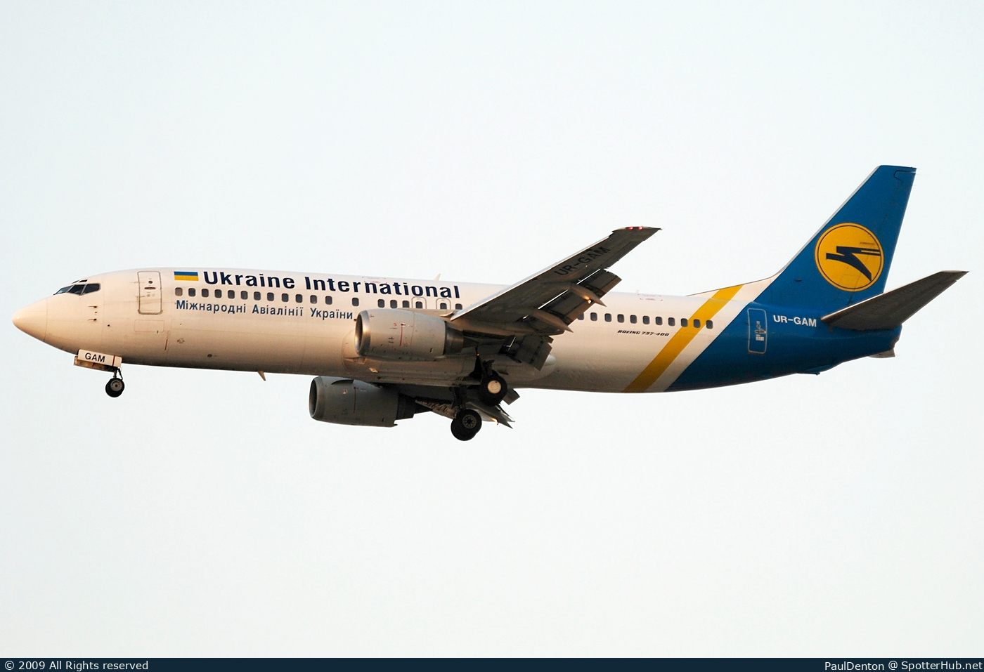 Photo of UR-GAM - Boeing 737-4Y0 operated by Ukraine International Airlines
