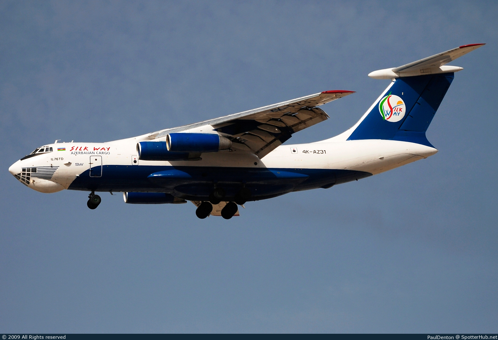 Photo of 4K-AZ31 - Ilyushin Il-76TD operated by Silk Way Airlines