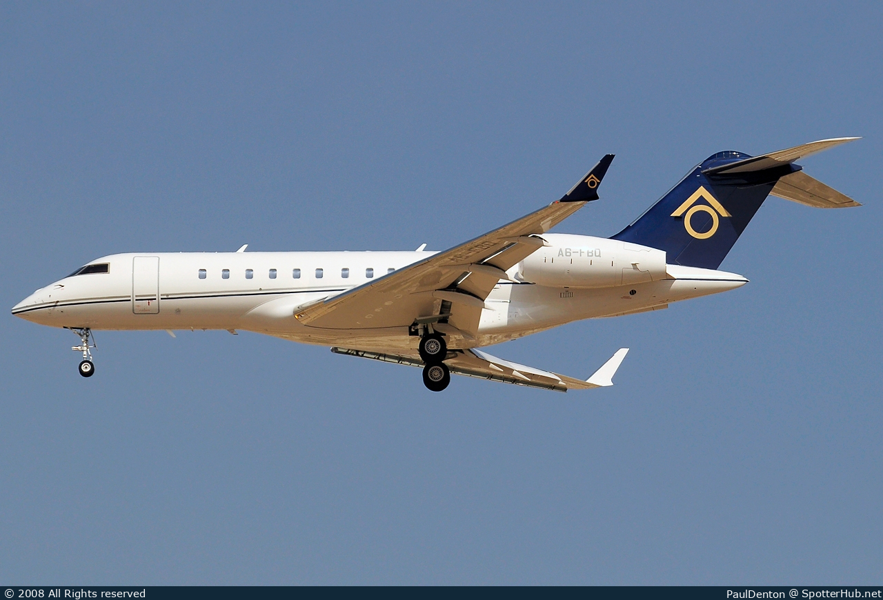 Photo of A6-FBQ - Bombardier Global 5000 operated by ExecuJet Middle East