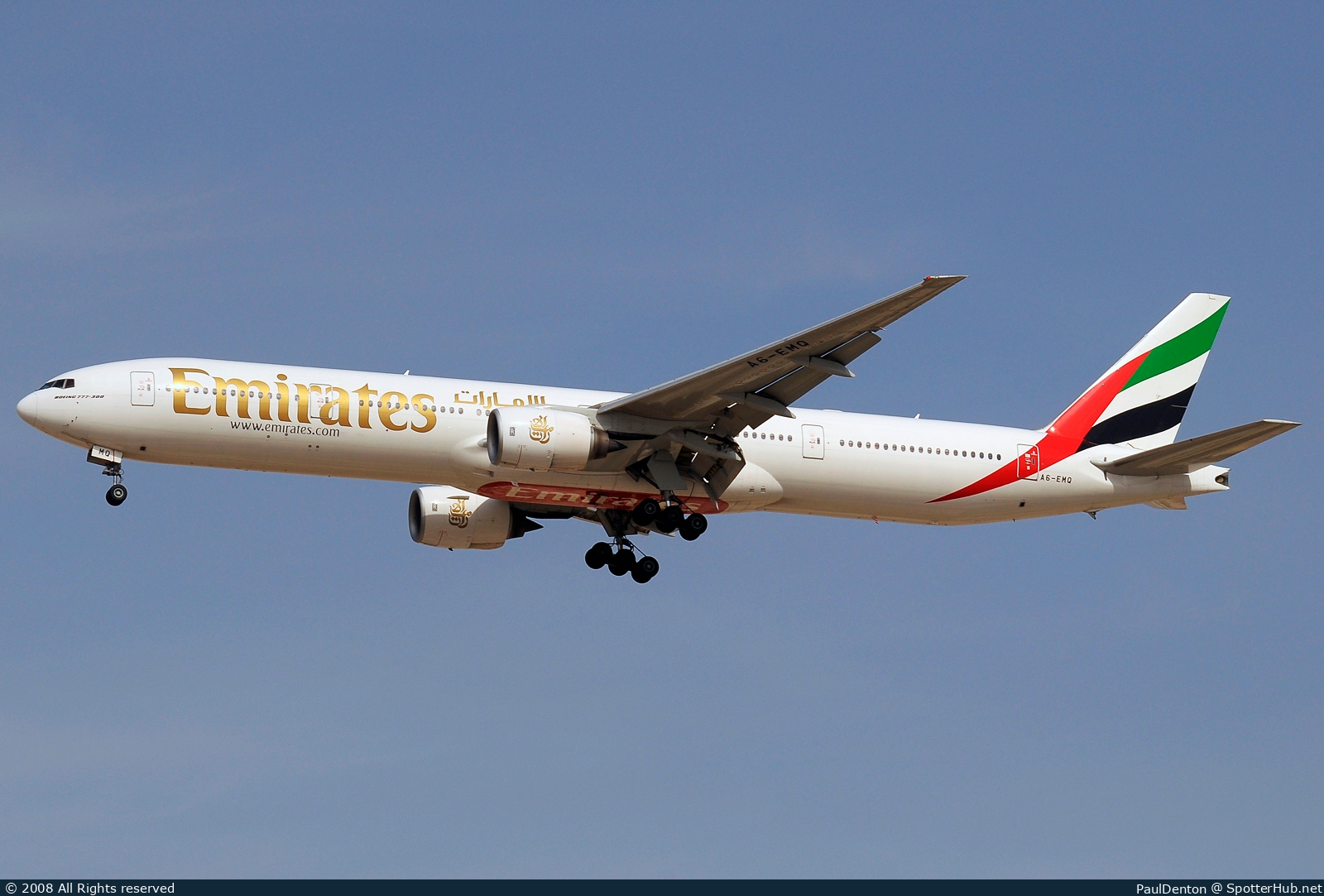 Photo of A6-EMQ - Boeing 777-31H operated by Emirates