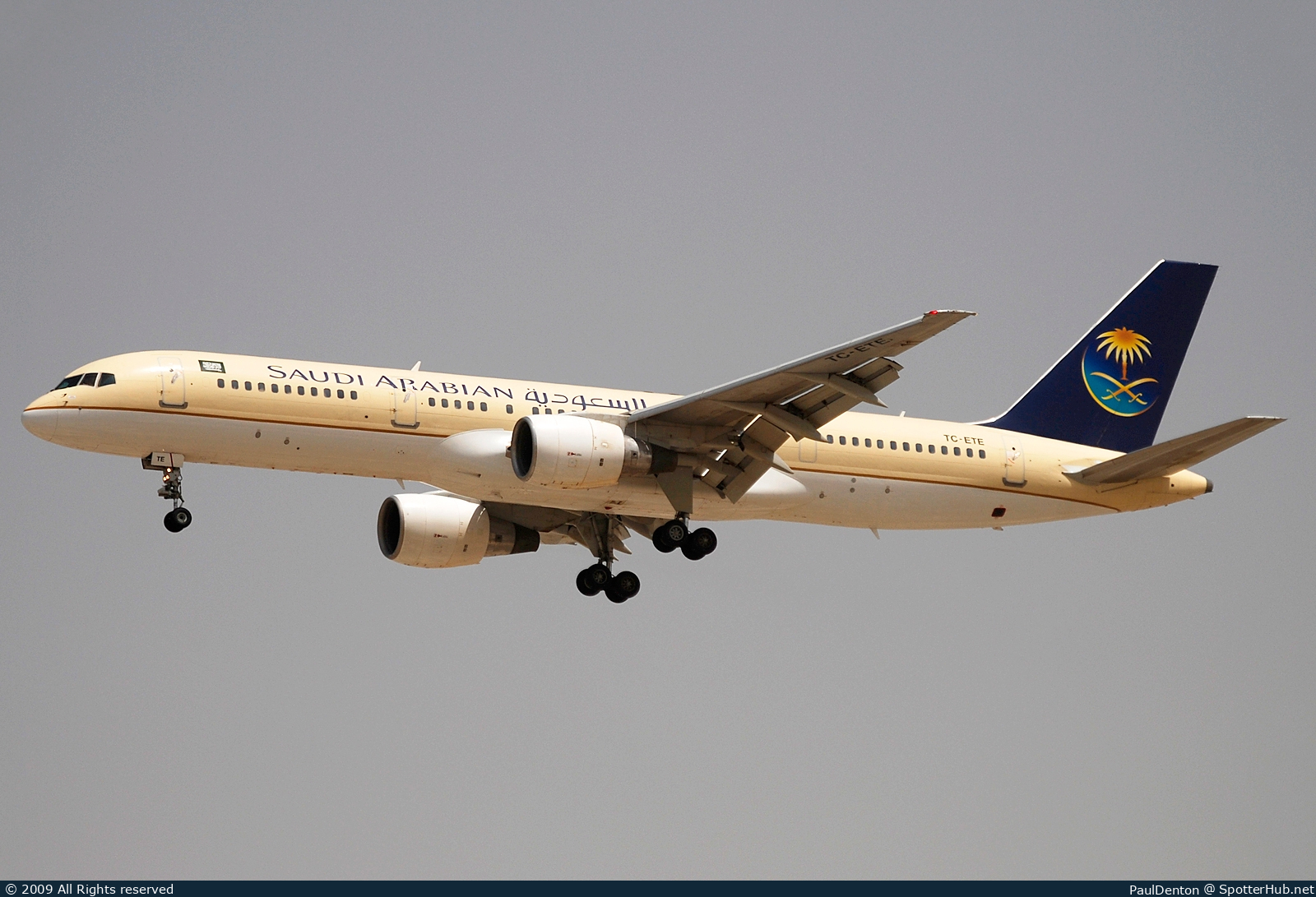 Photo of TC-ETE - Boeing 757-2Q8 operated by Saudi Arabian Airlines (opb Atlasjet)