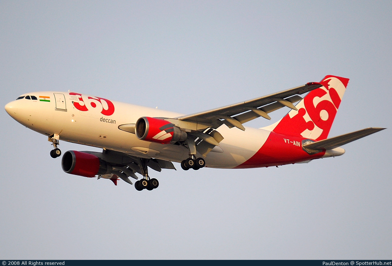 Photo of VT-AIN - Airbus A310-324(F) operated by Deccan 360