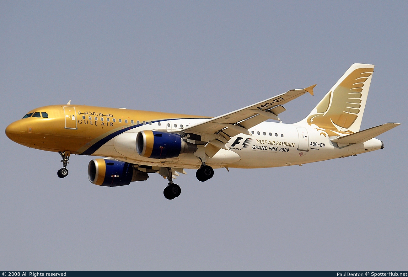 Photo of A9C-EV - Airbus A319-112 operated by Gulf Air