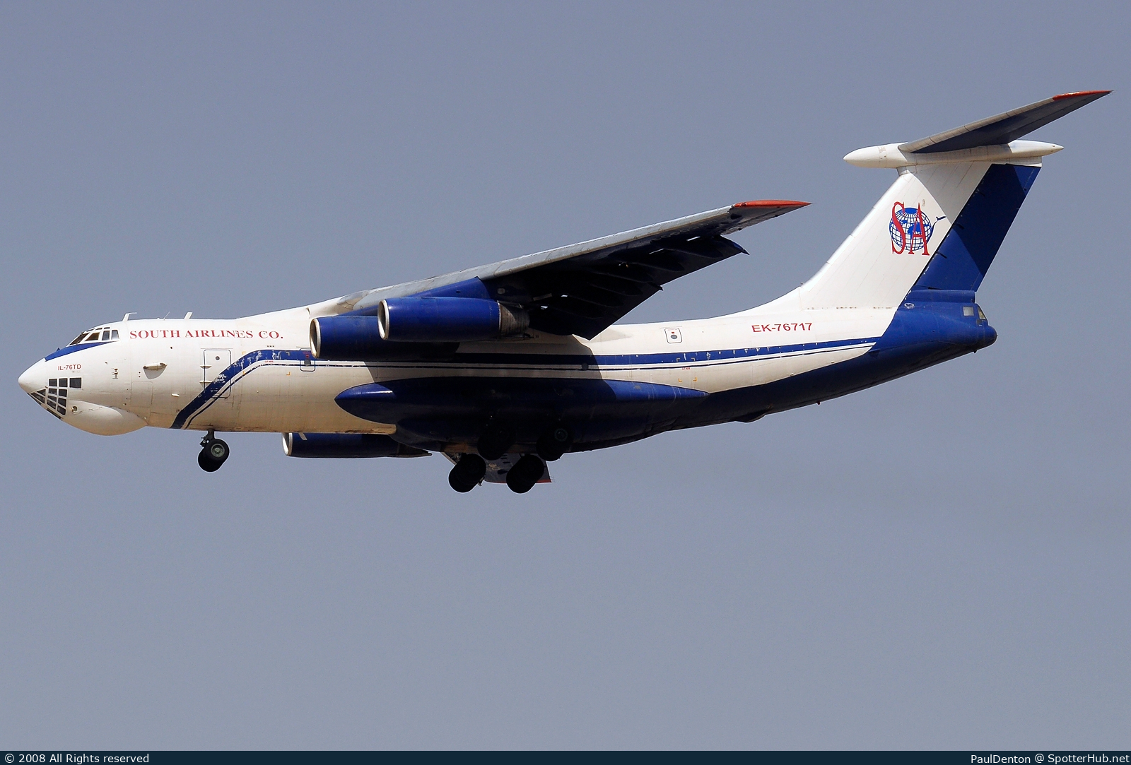 Photo of EK76717 - Ilyushin Il-76TD operated by South Airlines