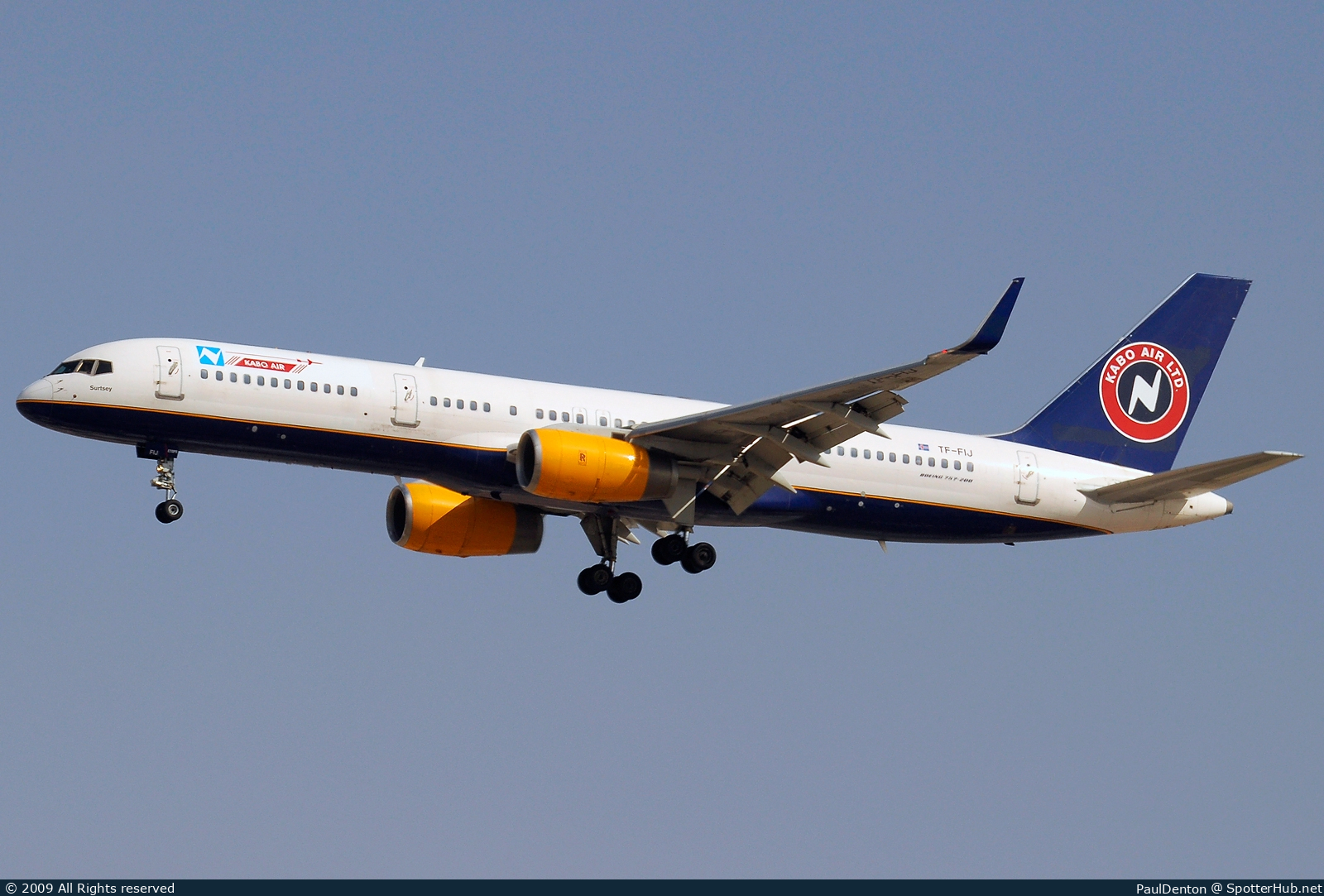 Photo of TF-FIJ - Boeing 757-208 operated by Kabo Air (opb Icelandair)