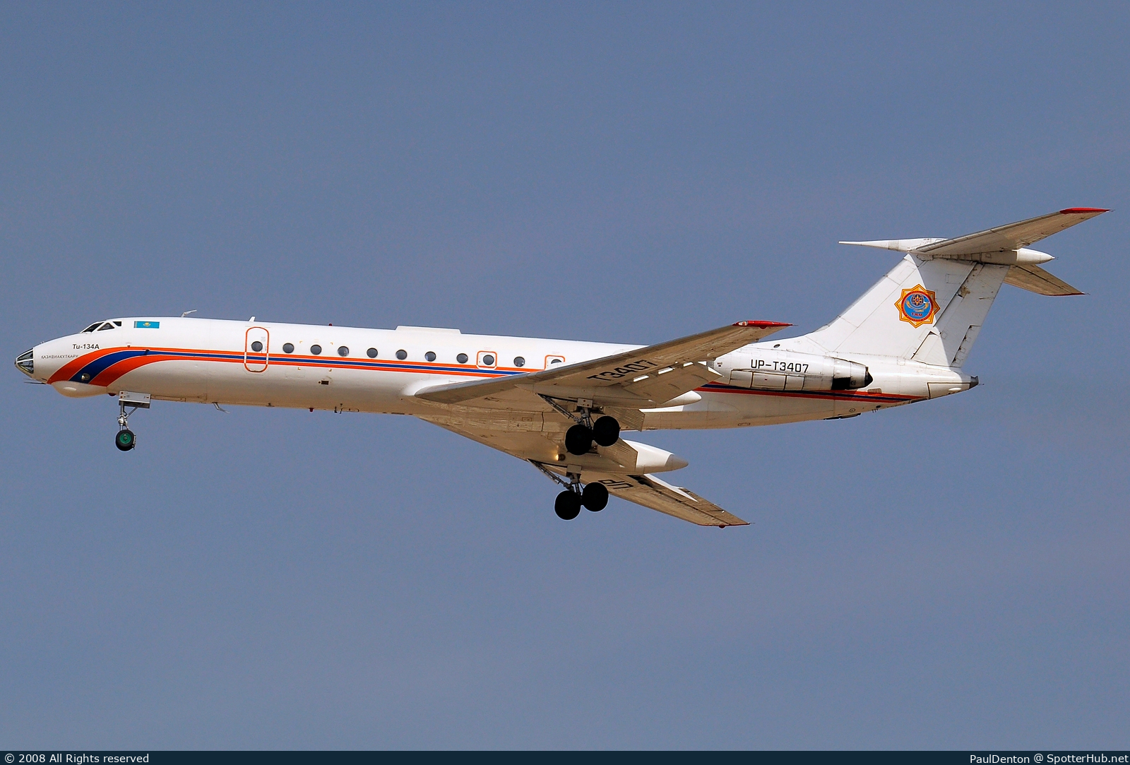 Photo of UP-T3407 - Tupolev Tu-134A-3 operated by Kazaviaspas