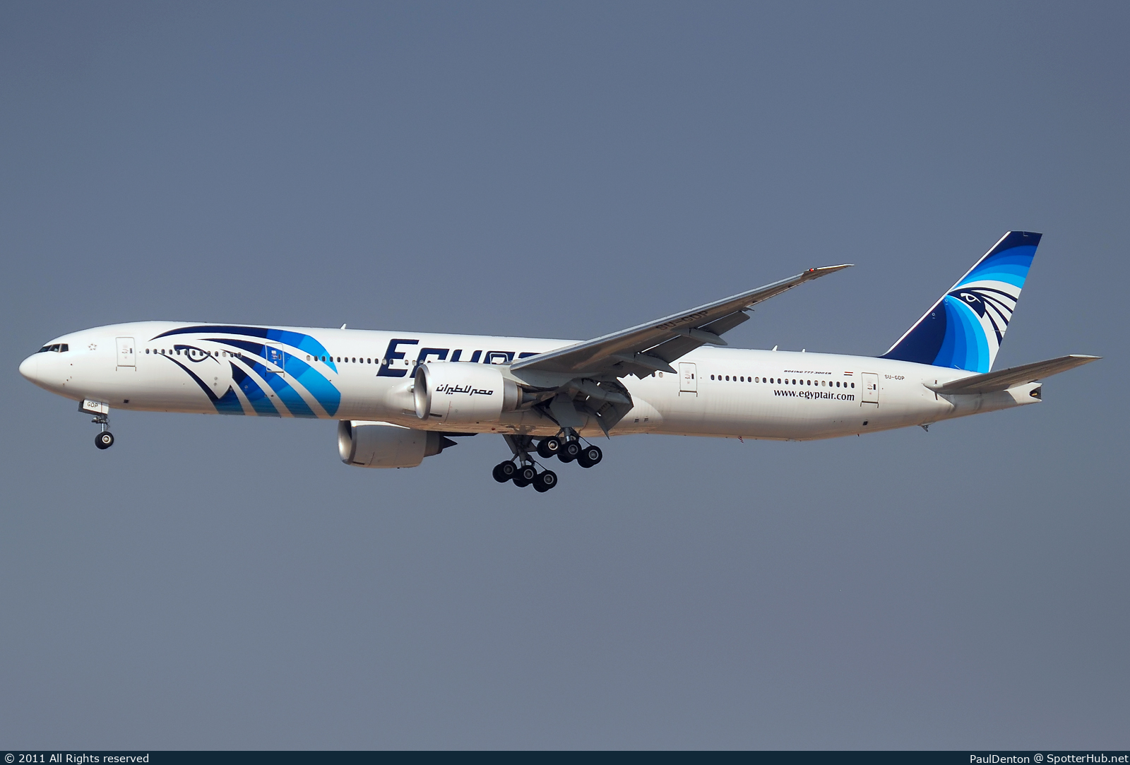 Photo of SU-GDP - Boeing 777-36N(ER) operated by Egyptair