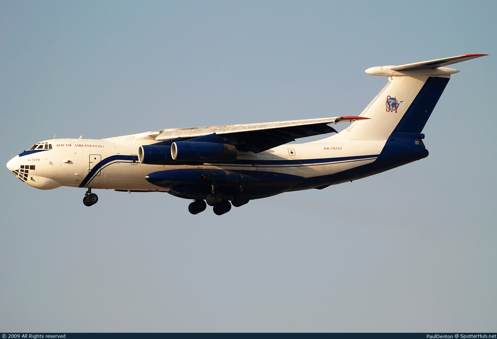 Photo of EK76727 - Ilyushin Il-76TD operated by South Airlines