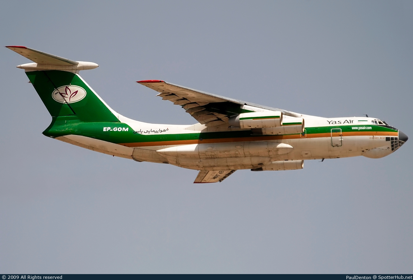 Photo of EP-GOM - Ilyushin Il-76TD operated by Yas Air