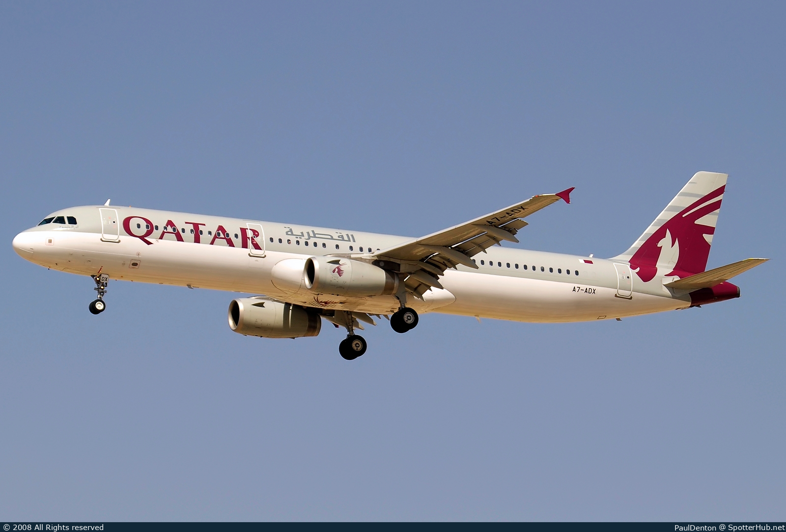 Photo of A7-ADX - Airbus A321-231 operated by Qatar Airways
