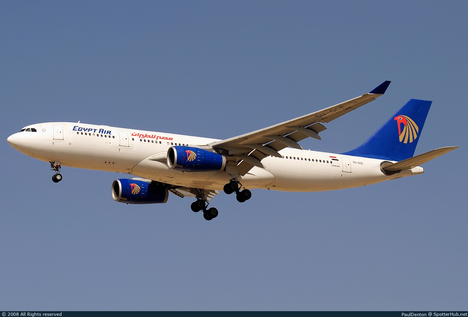 Photo of SU-GCE - Airbus A330-243 operated by Egyptair