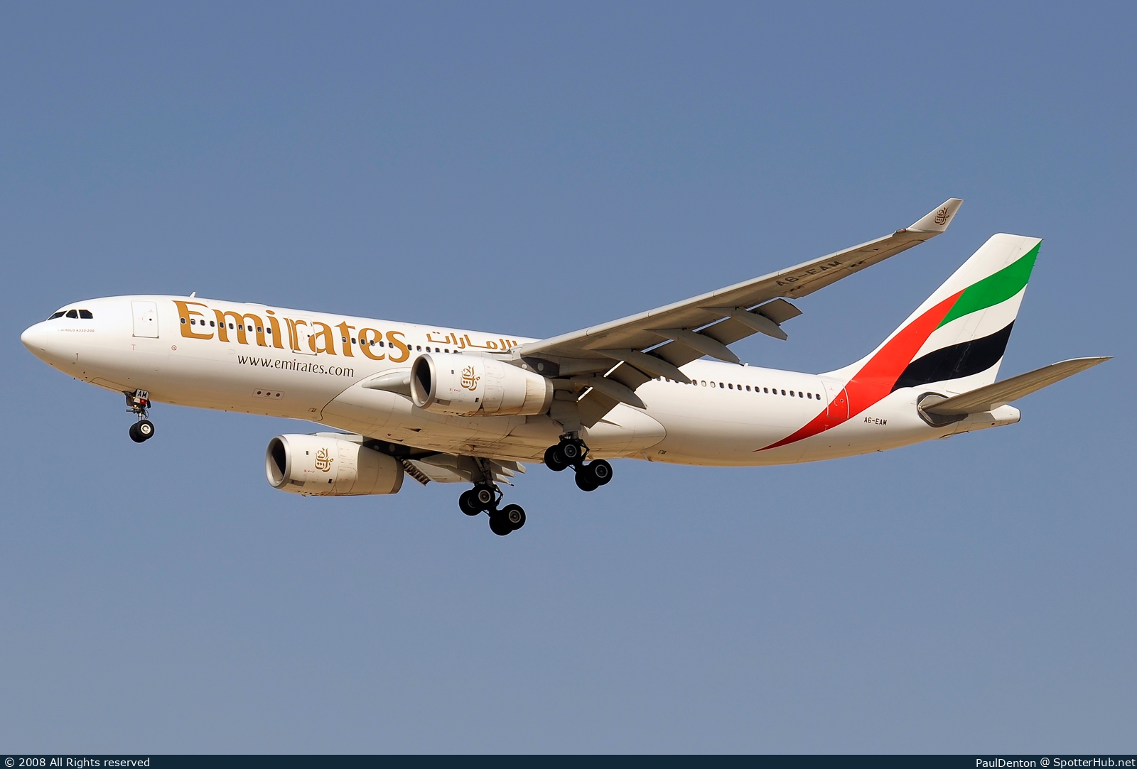Photo of A6-EAM - Airbus A330-243 operated by Emirates