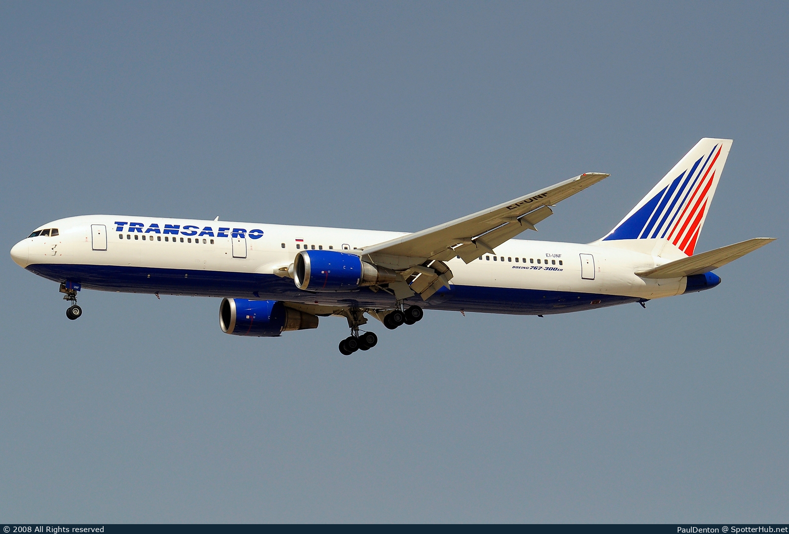 Photo of EI-UNF - Boeing 767-3P6(ER) operated by Transaero
