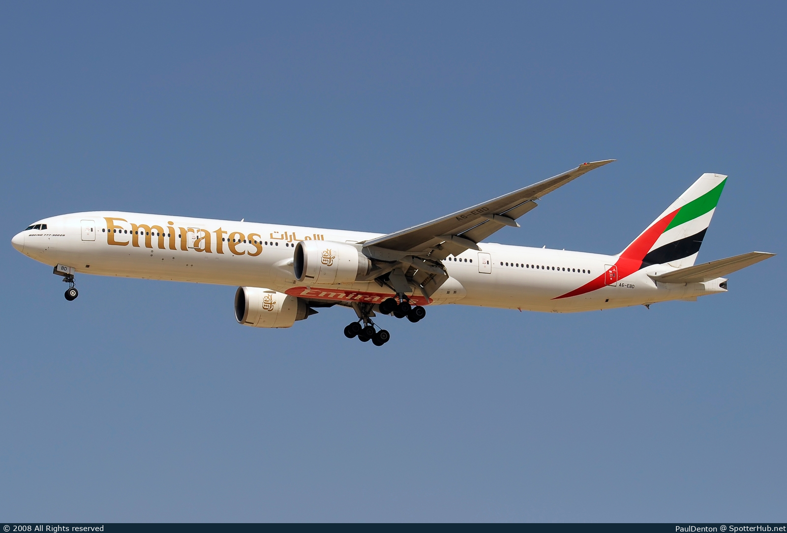 Photo of A6-EBD - Boeing 777-31H(ER) operated by Emirates