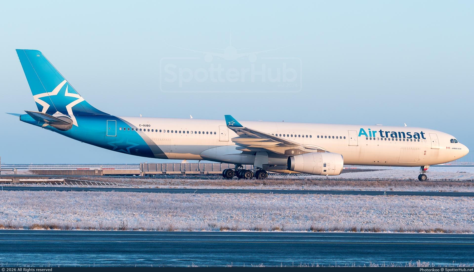 Photo of C-GUBO - Airbus A330-343 operated by Air Transat