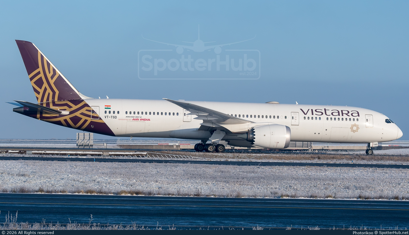 Photo of VT-TSD - Boeing 787-9 Dreamliner operated by Air India