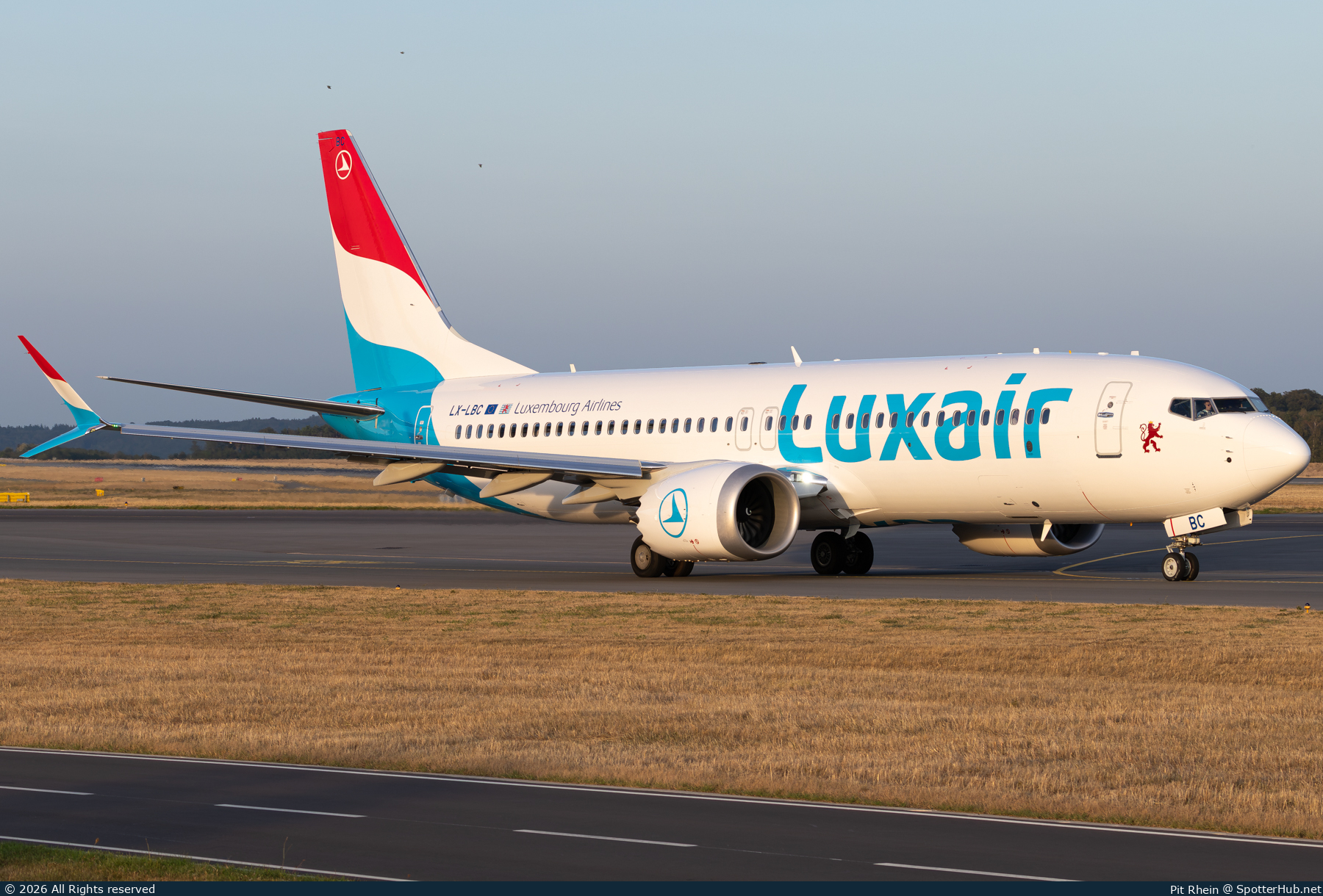 Photo of LX-LBC - Boeing 737 MAX 8 operated by Luxair
