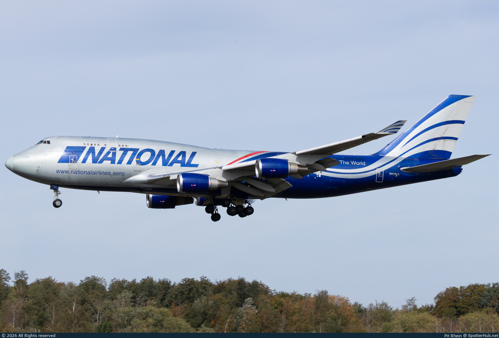 Photo of N919CA - Boeing 747-428(BCF) operated by National Airlines [2006]