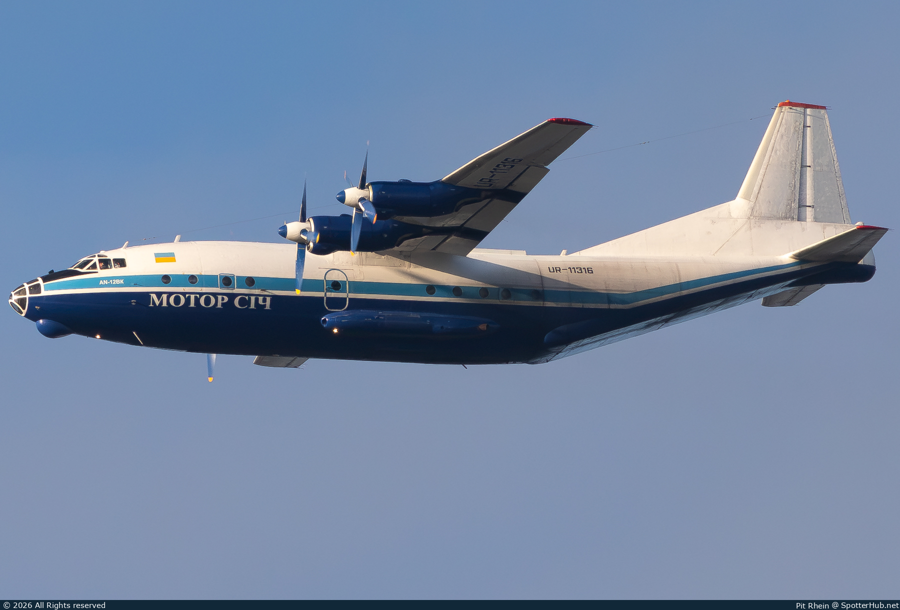 Photo of UR-11316 - Antonov An-12BK operated by Motor Sich Airlines