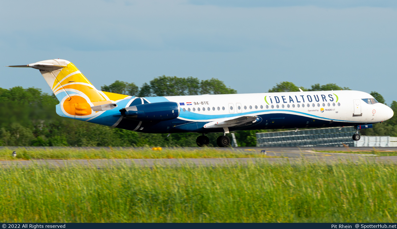 Photo of 9A-BTE - Fokker 100 operated by Trade Air