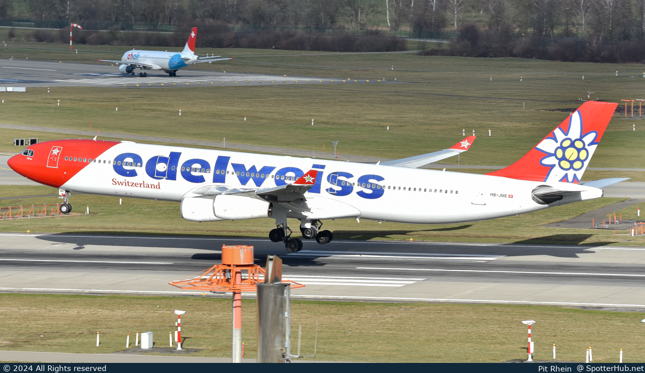 Photo of HB-JME - Airbus A340-313 operated by Edelweiss Air