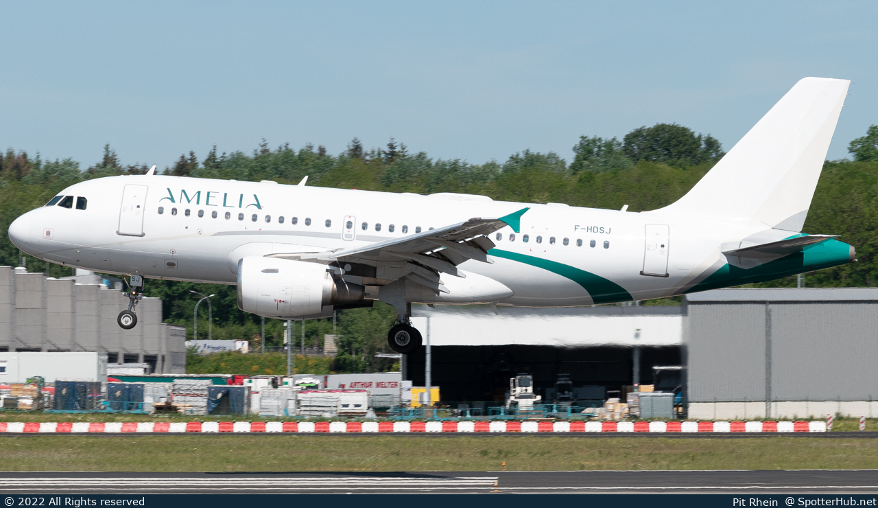 Photo of F-HDSJ - Airbus A319-112 operated by Amelia International