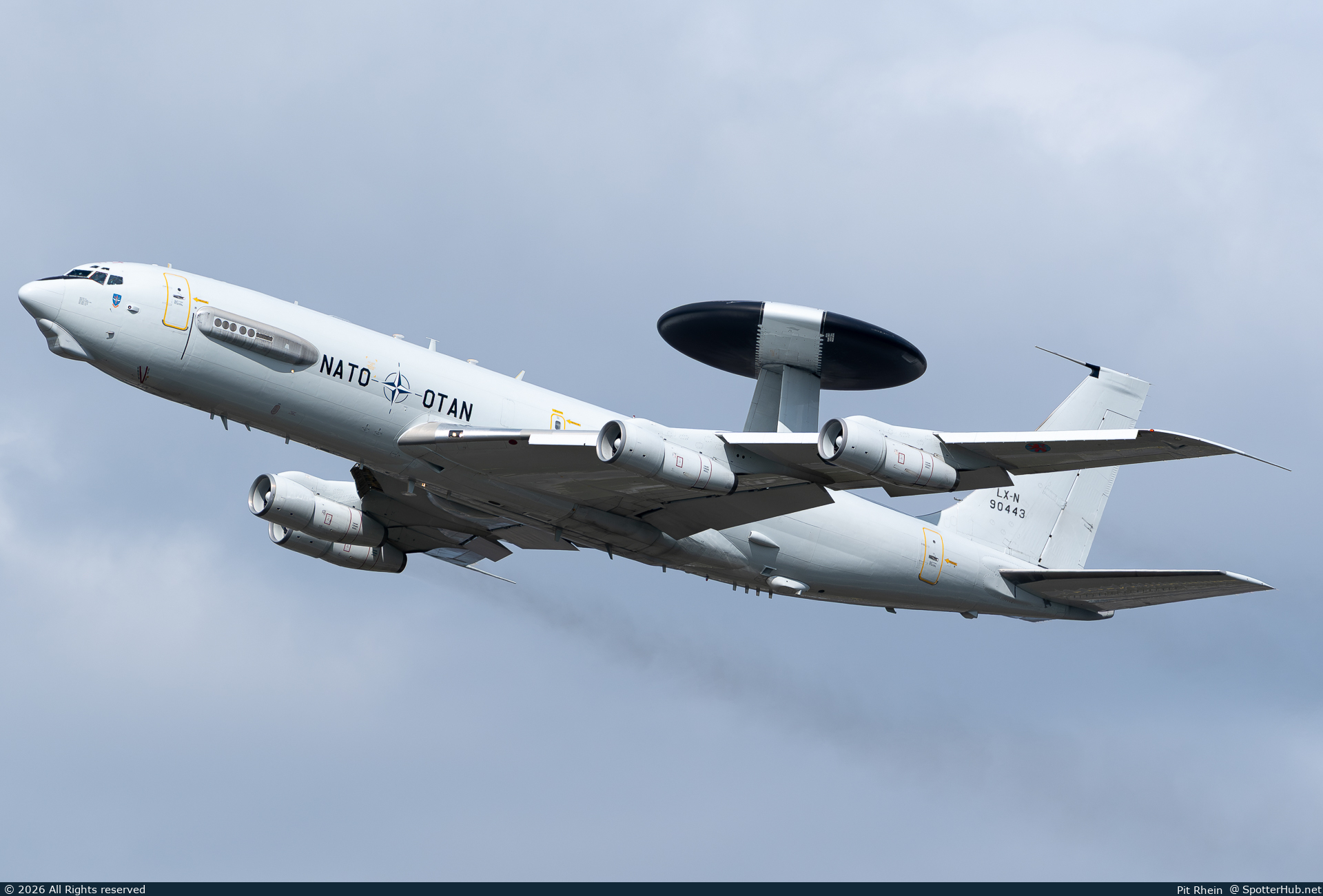 Photo of LX-N90443 - Boeing E-3A Sentry operated by NATO