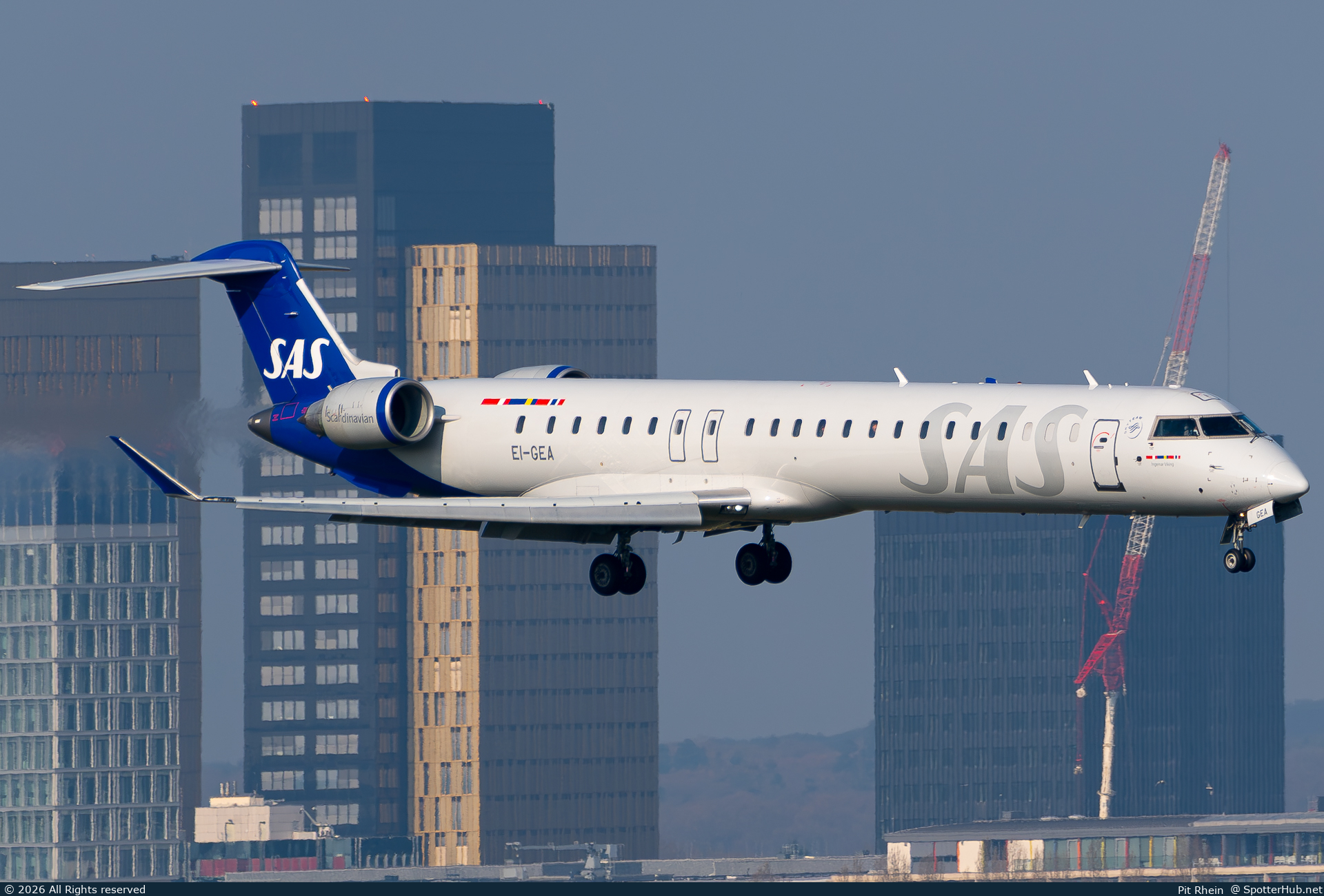 Photo of EI-GEA - Bombardier CRJ-900LR operated by SAS Scandinavian Airlines (opb CityJet)