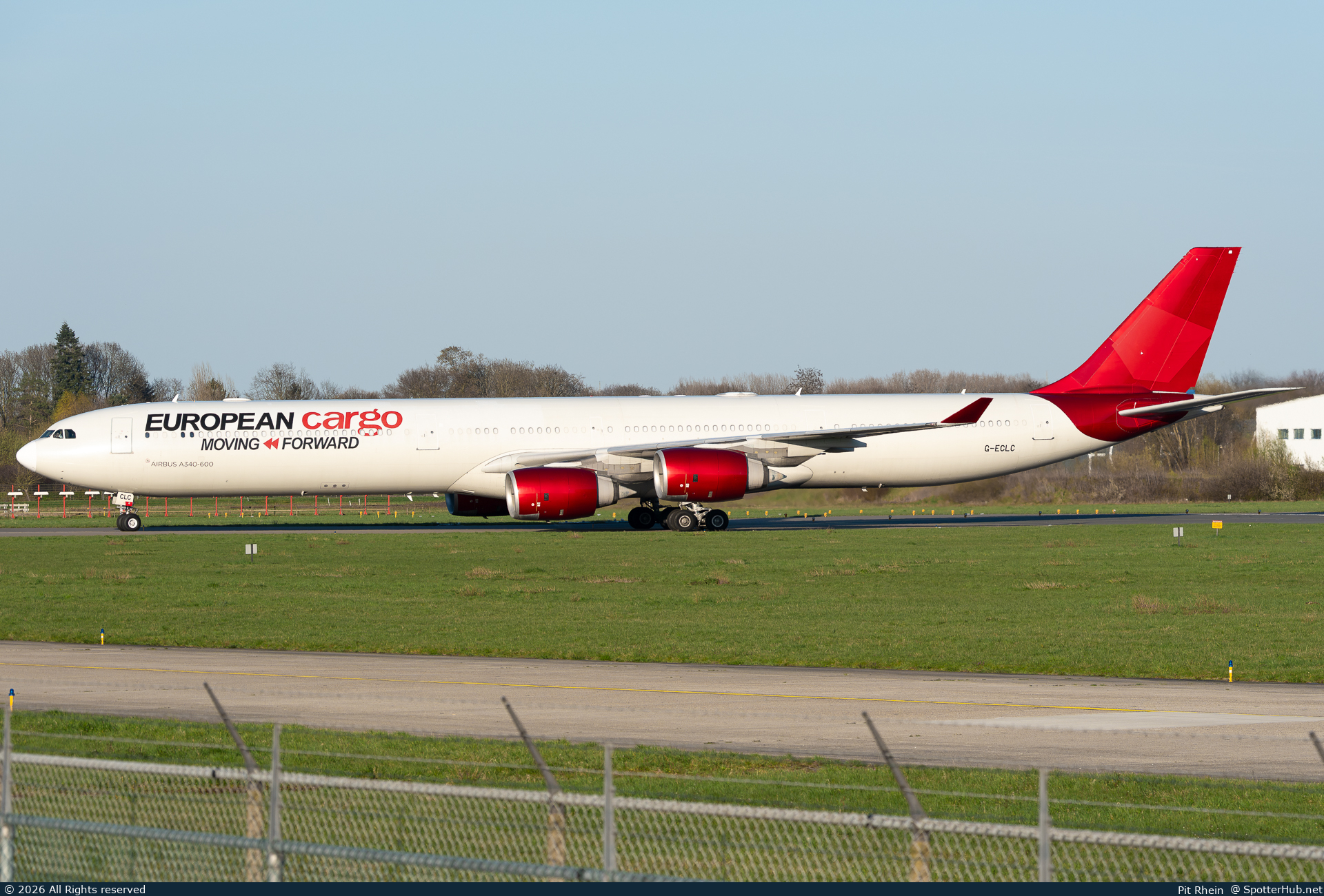 Photo of G-ECLC - Airbus A340-642 operated by European Cargo