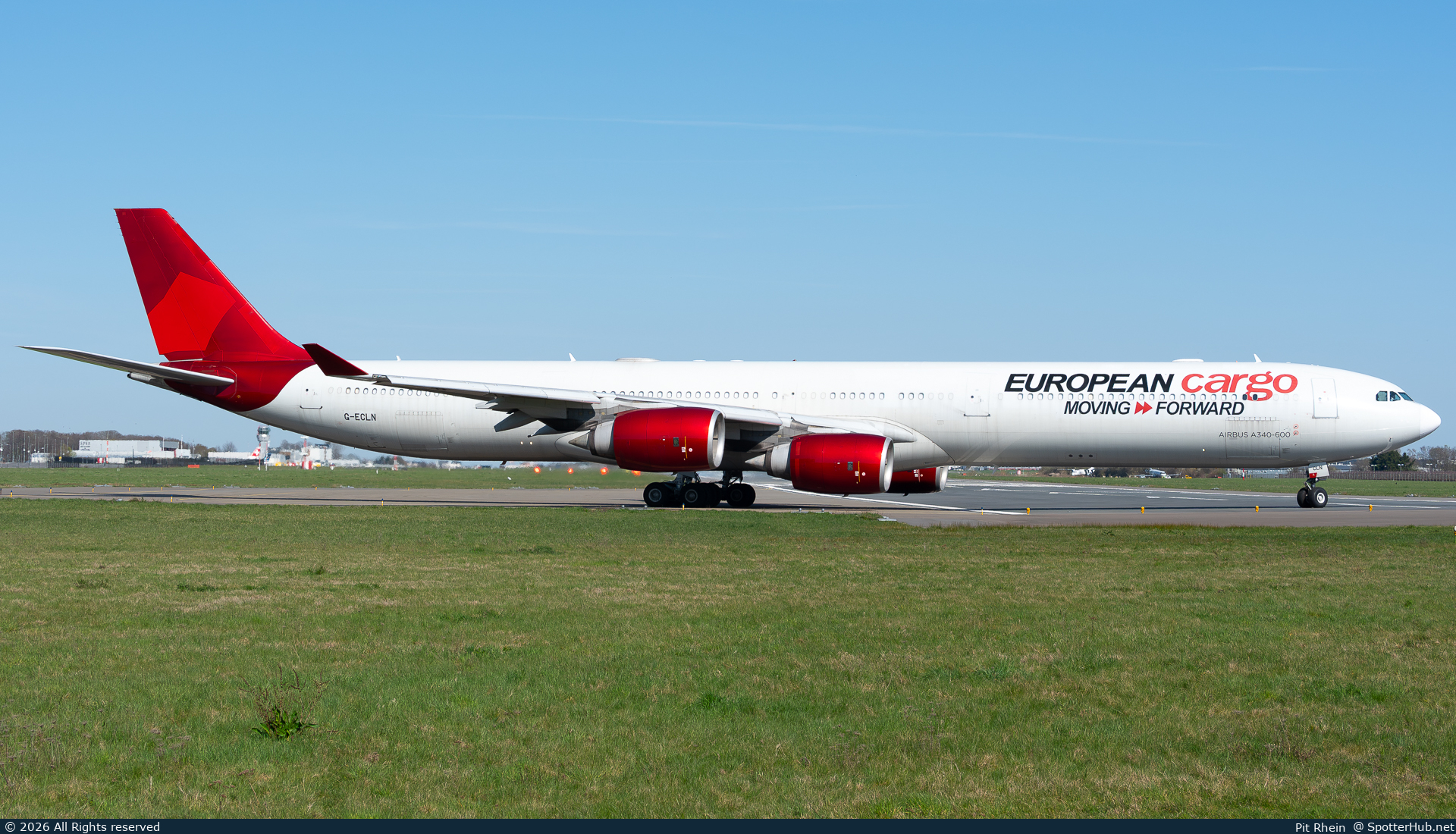 Photo of G-ECLN - Airbus A340-642 operated by European Cargo