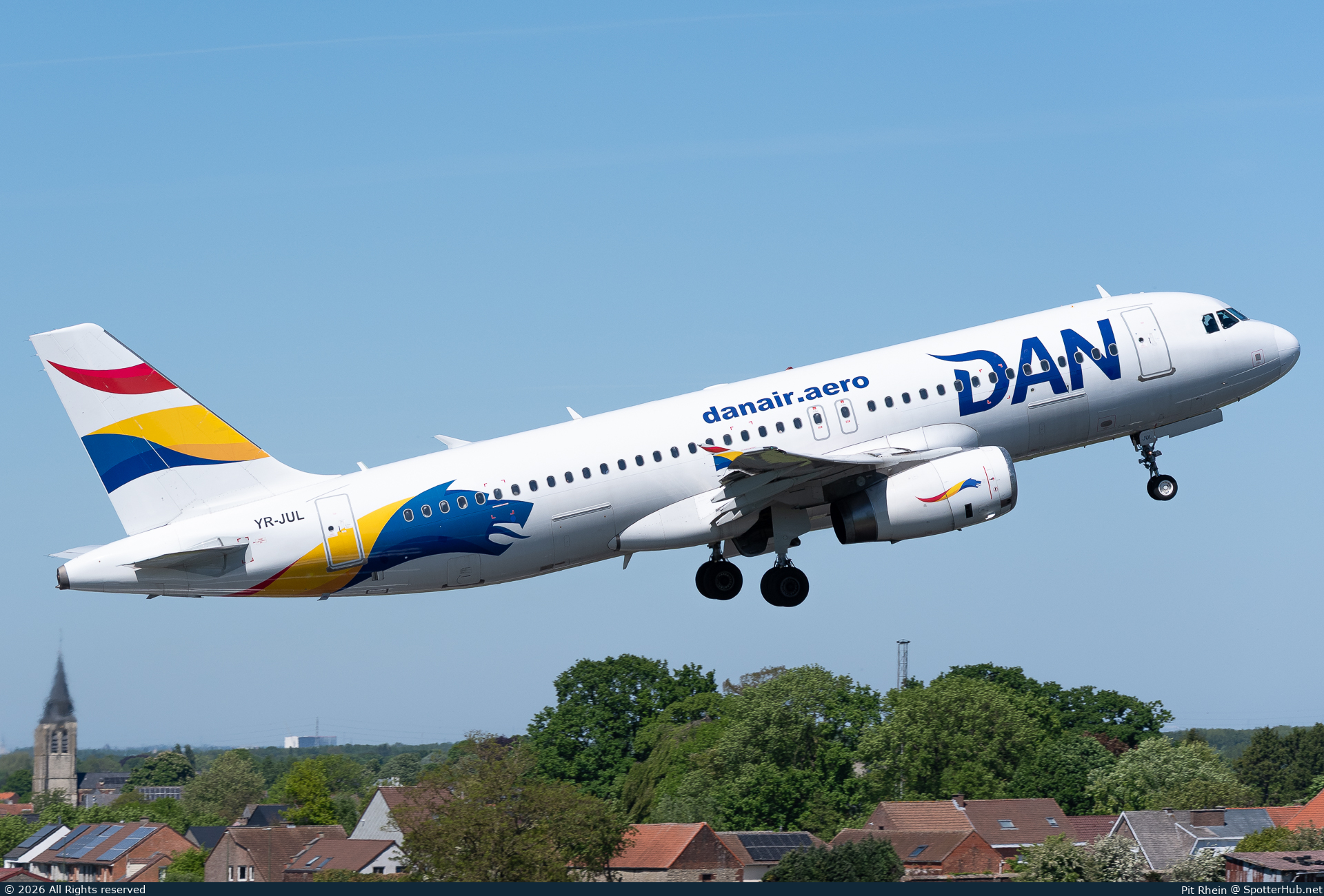 Photo of YR-JUL - Airbus A320-232 operated by Dan Air