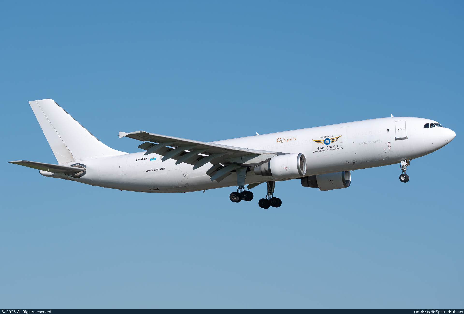 Photo of T7-ASK - Airbus A300B4-622R(F) operated by San Marino Executive Aviation