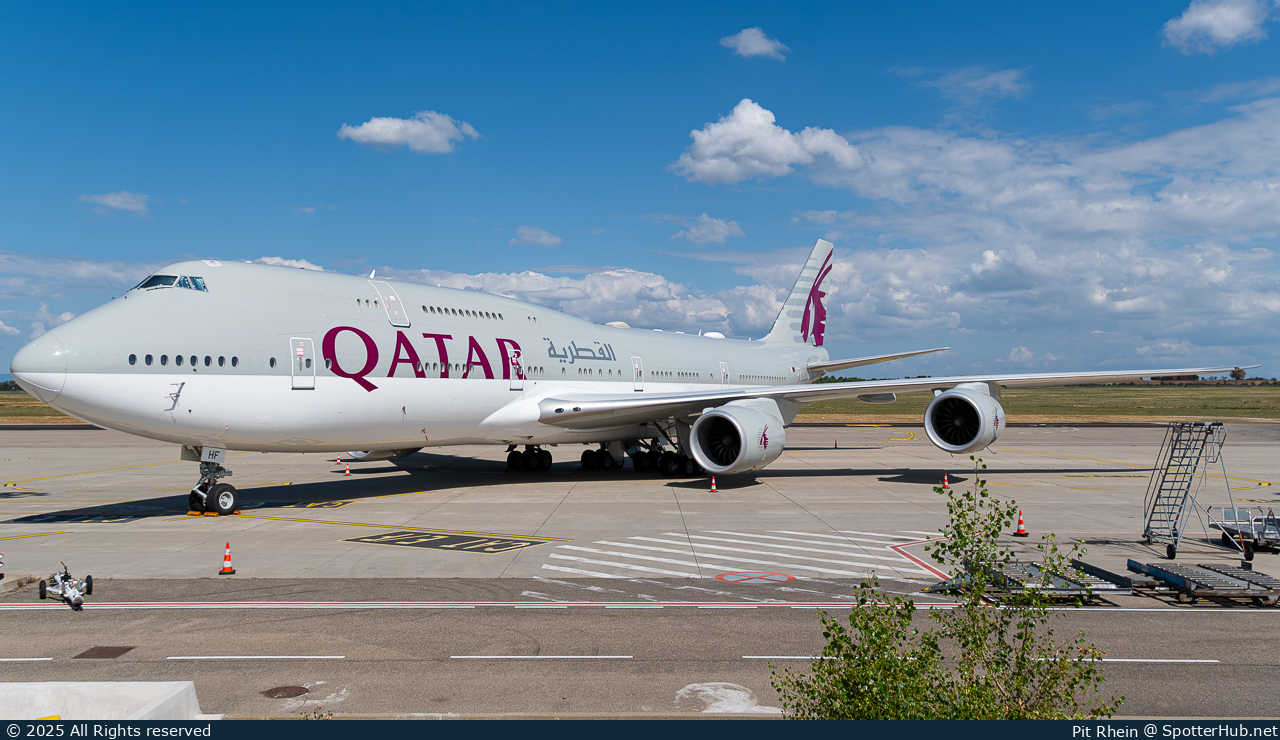 Photo of A7-HHF - Boeing 747-8Z5(BBJ) operated by Qatar Amiri Flight