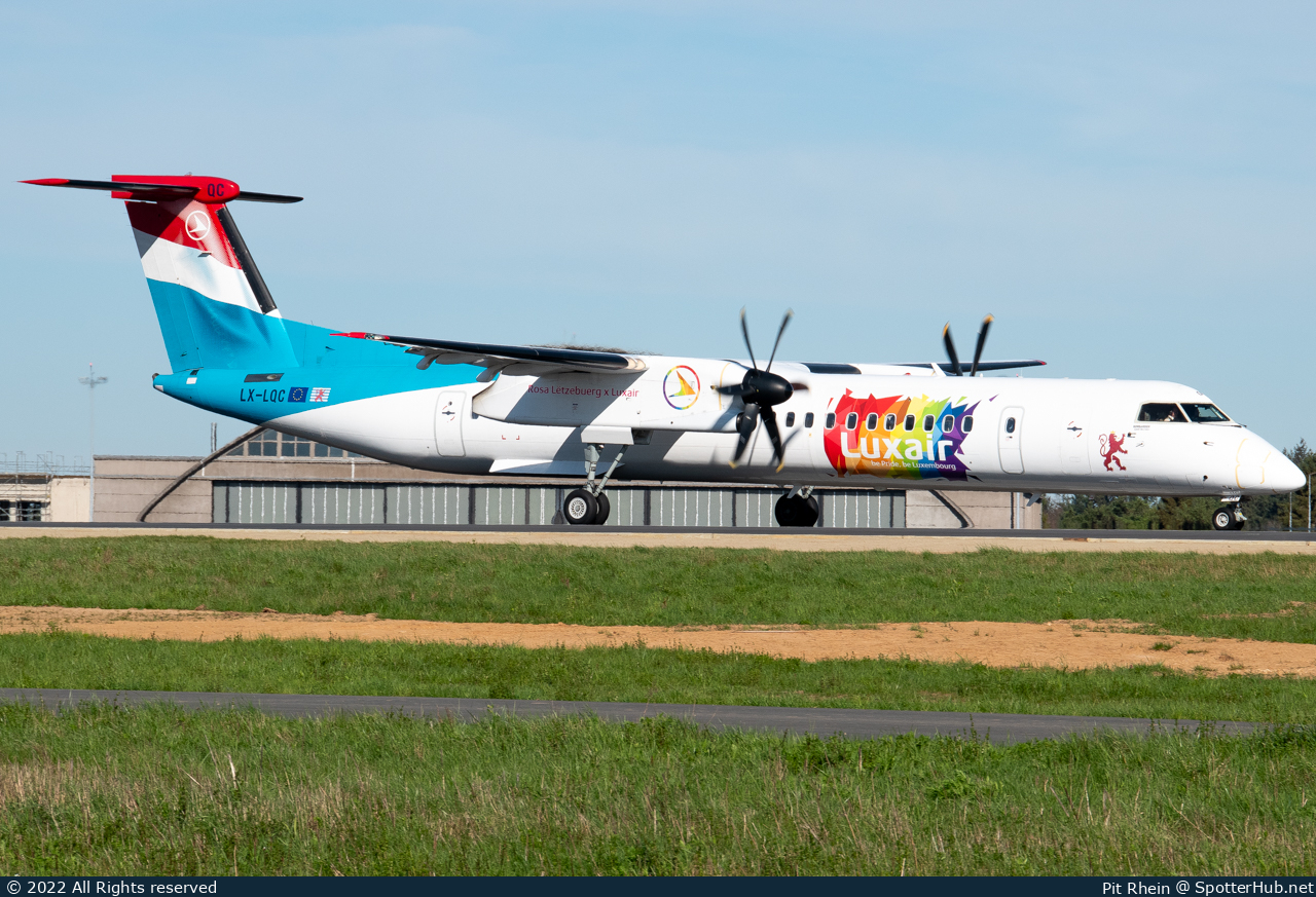 Photo of LX-LQC - Bombardier DHC-8-402 Dash 8 Q400 operated by Luxair