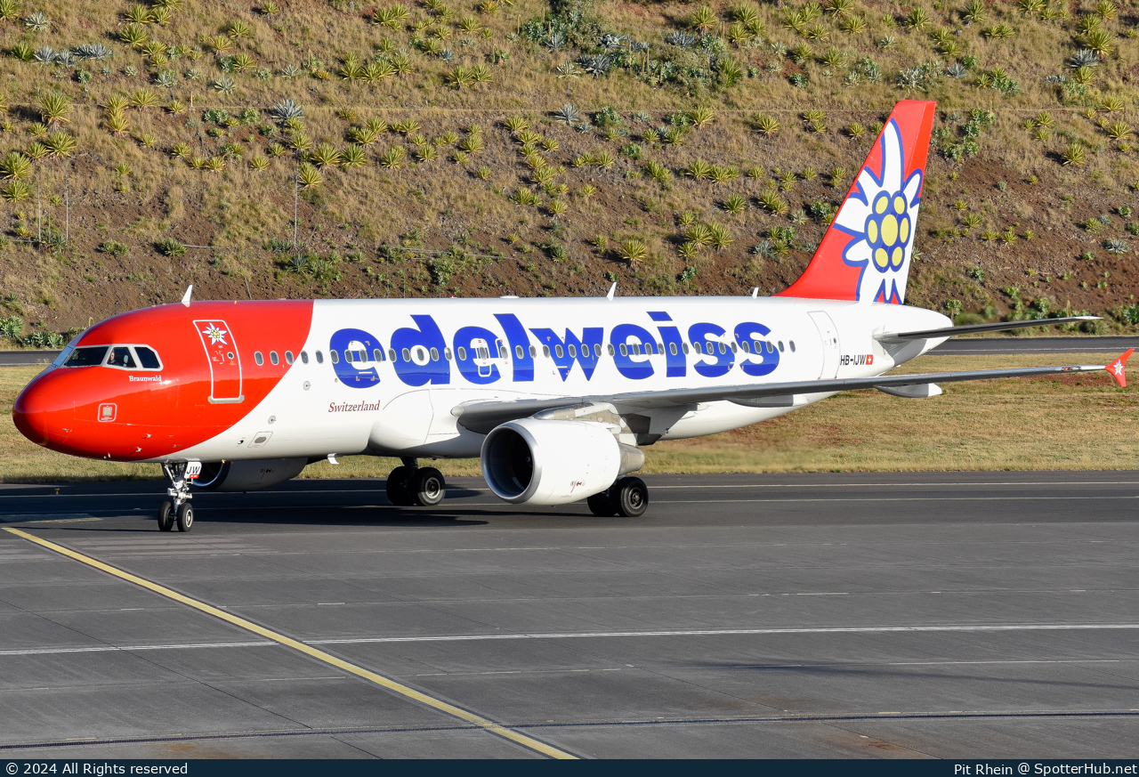 Photo of HB-IJW - Airbus A320-214 operated by Edelweiss Air