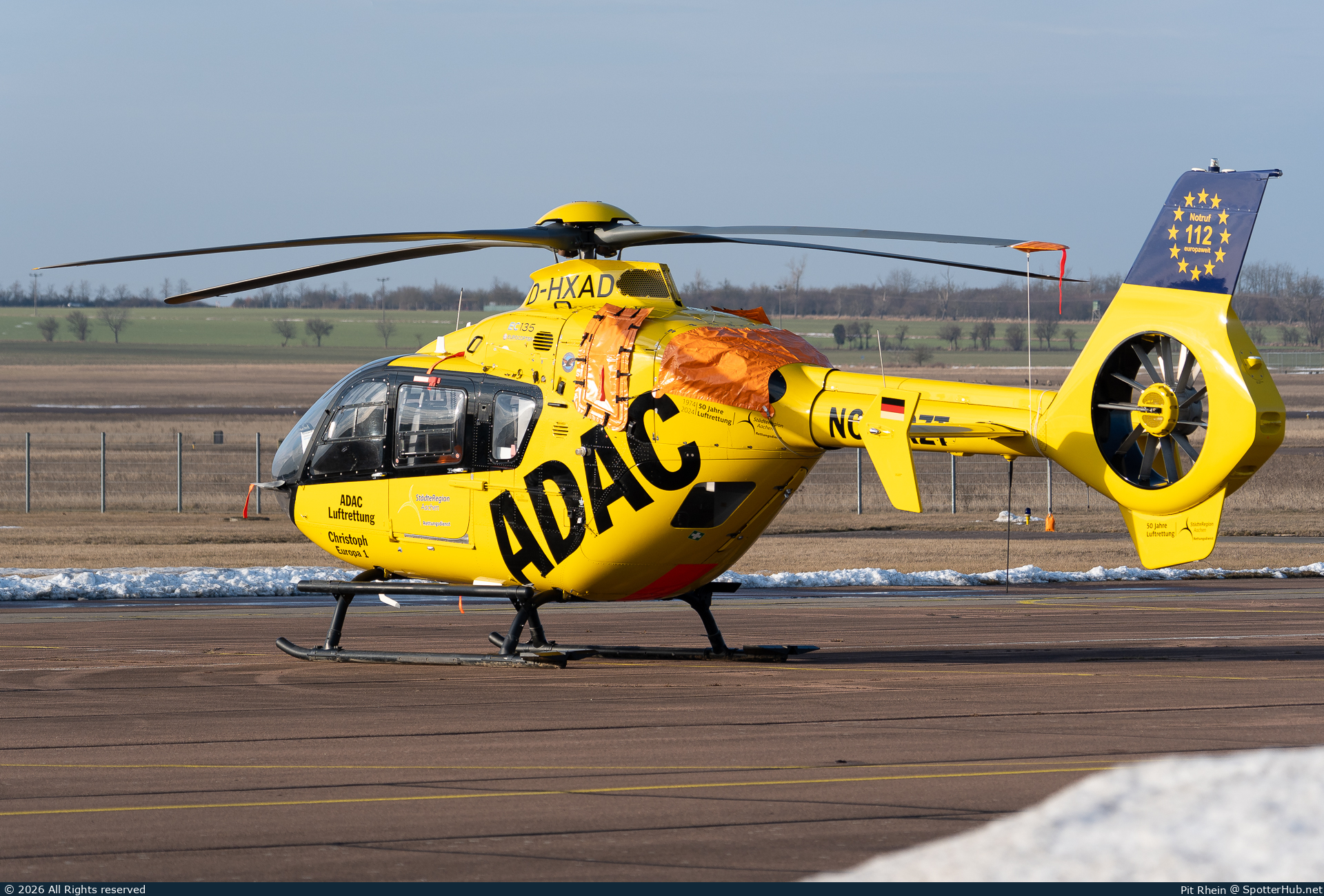 Photo of D-HXAD - Eurocopter EC135 P2+ operated by ADAC Luftrettung