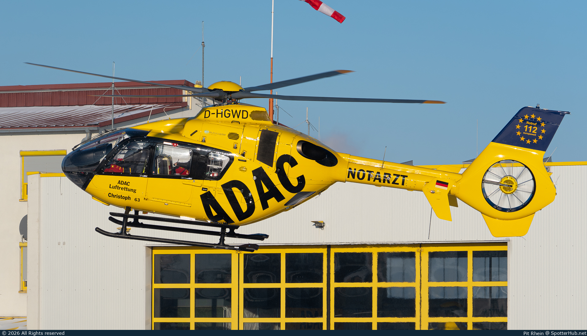 Photo of D-HGWD - Eurocopter EC135 P2+ operated by ADAC Luftrettung