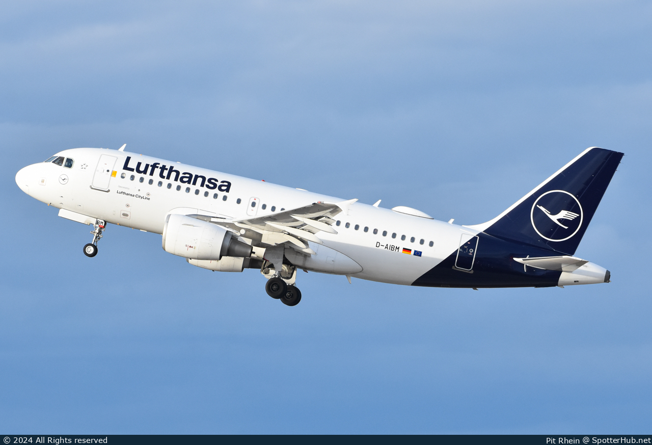 Photo of D-AIBM - Airbus A319-112 operated by Lufthansa CityLine